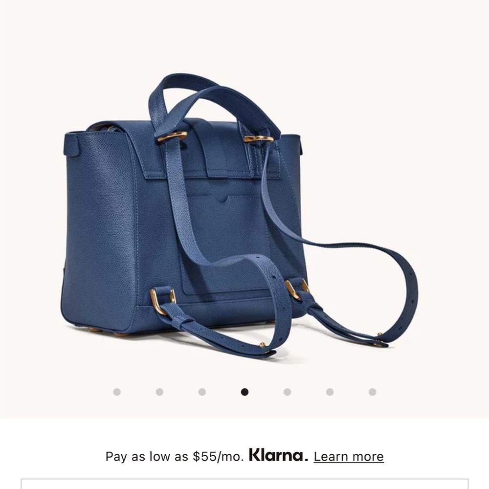 Senreve Midi Maestra backpack Blue - Picture 7 of 14